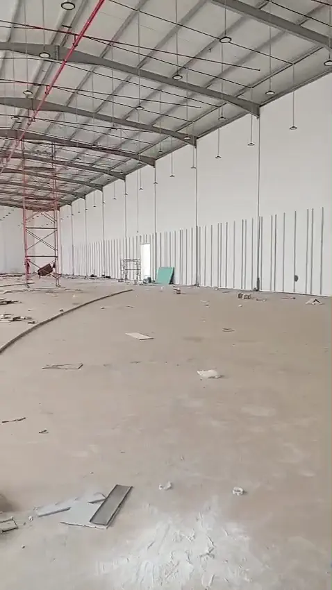 فيديو مراحل تشطيب واجهة ومبنى تجاري كبير